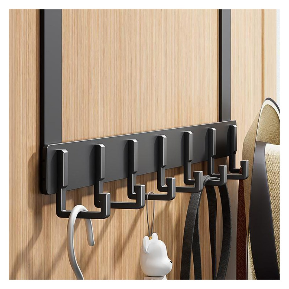 Kitchen Appliances Rack - تخزين السنانير فوق الباب 6 السنانير