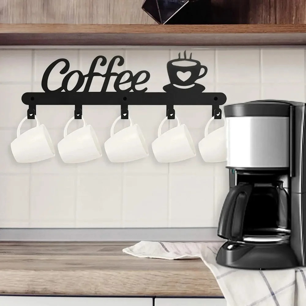 حامل أكواب القهوة المعدني المث - مراجعة Kitchen Appliances Rack وسعره