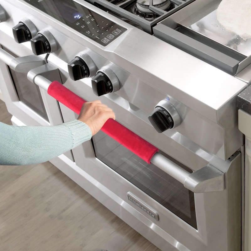 2 قطعة/المجموعة غطاء مقبض باب  - مراجعة Kitchen Appliances With Red Knobs وسعره