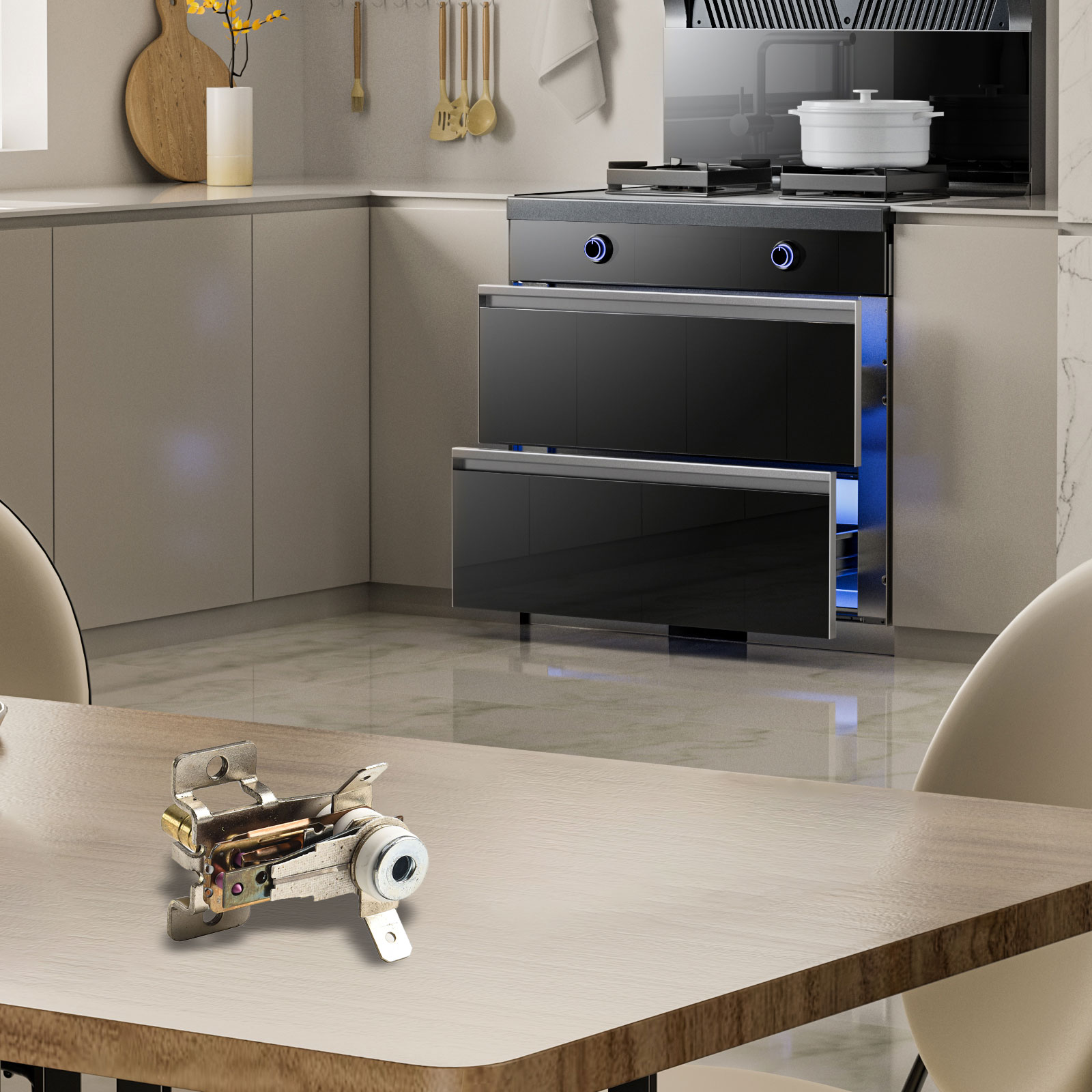 مفتاح درجة حرارة ترموستات تيار - مراجعة Kitchen Appliances For Sale وسعره