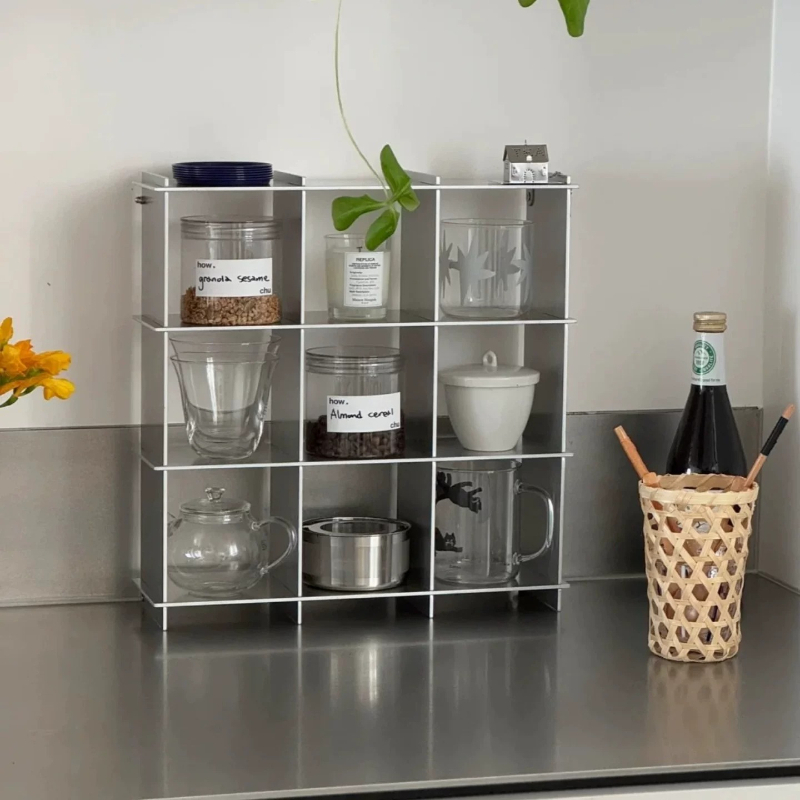 رف تخزين أكواب من سبائك الألوم - مراجعة Kitchen Appliances Rack وسعره