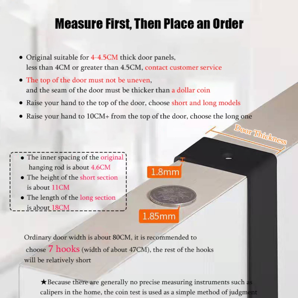 السنانير فوق الباب 6 السنانير  - مراجعة Kitchen Appliances Rack وسعره
