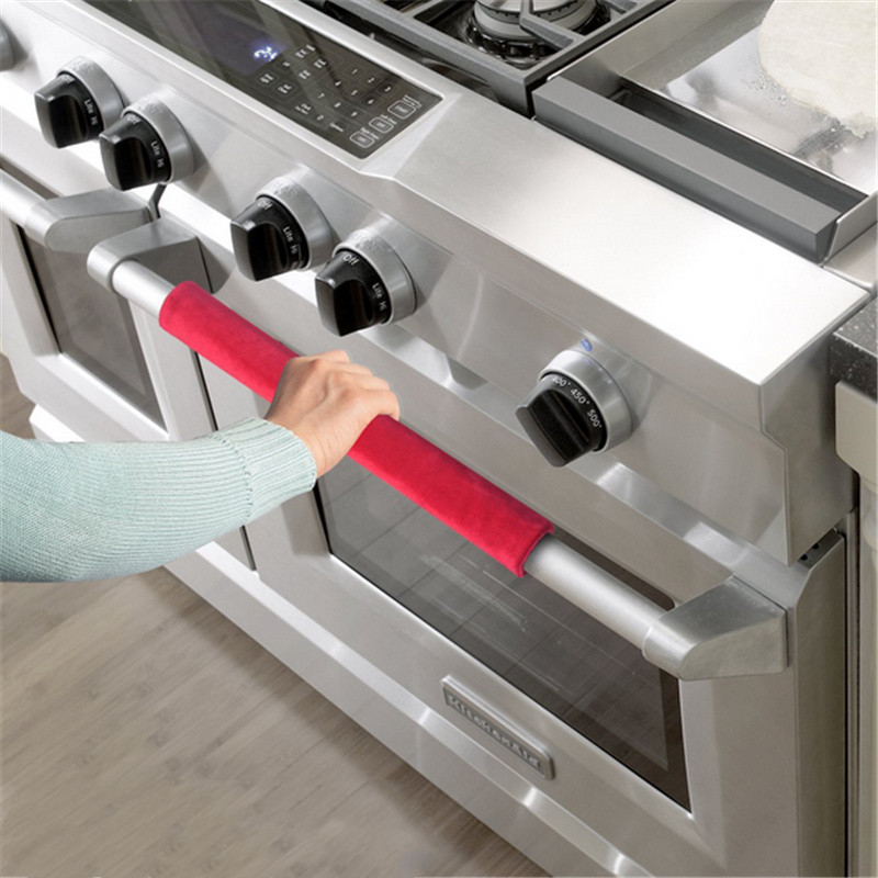 2 قطعة/المجموعة غطاء مقبض باب  - مراجعة Kitchen Appliances With Red Knobs وسعره