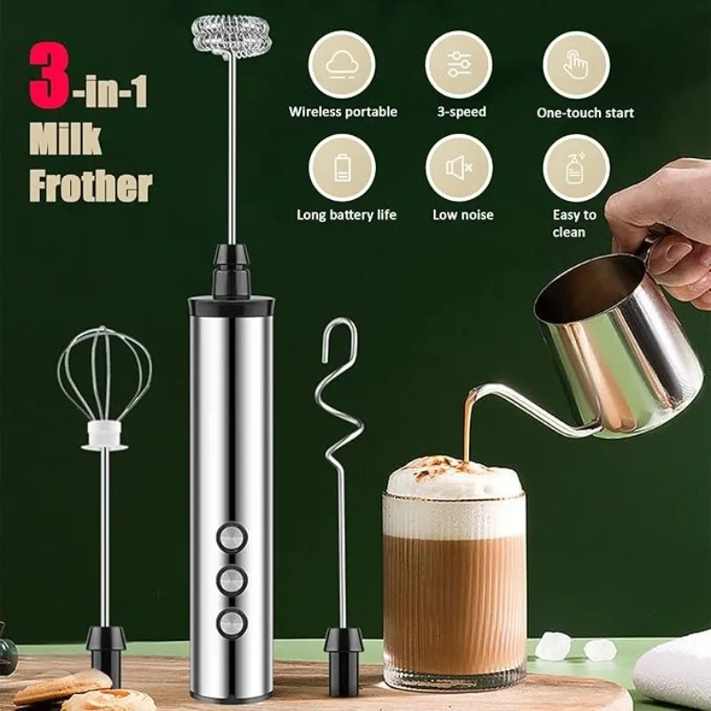 خلاط حليب كهربائي محمول 3 في 1 - مراجعة Kitchen Appliances Germany وسعره