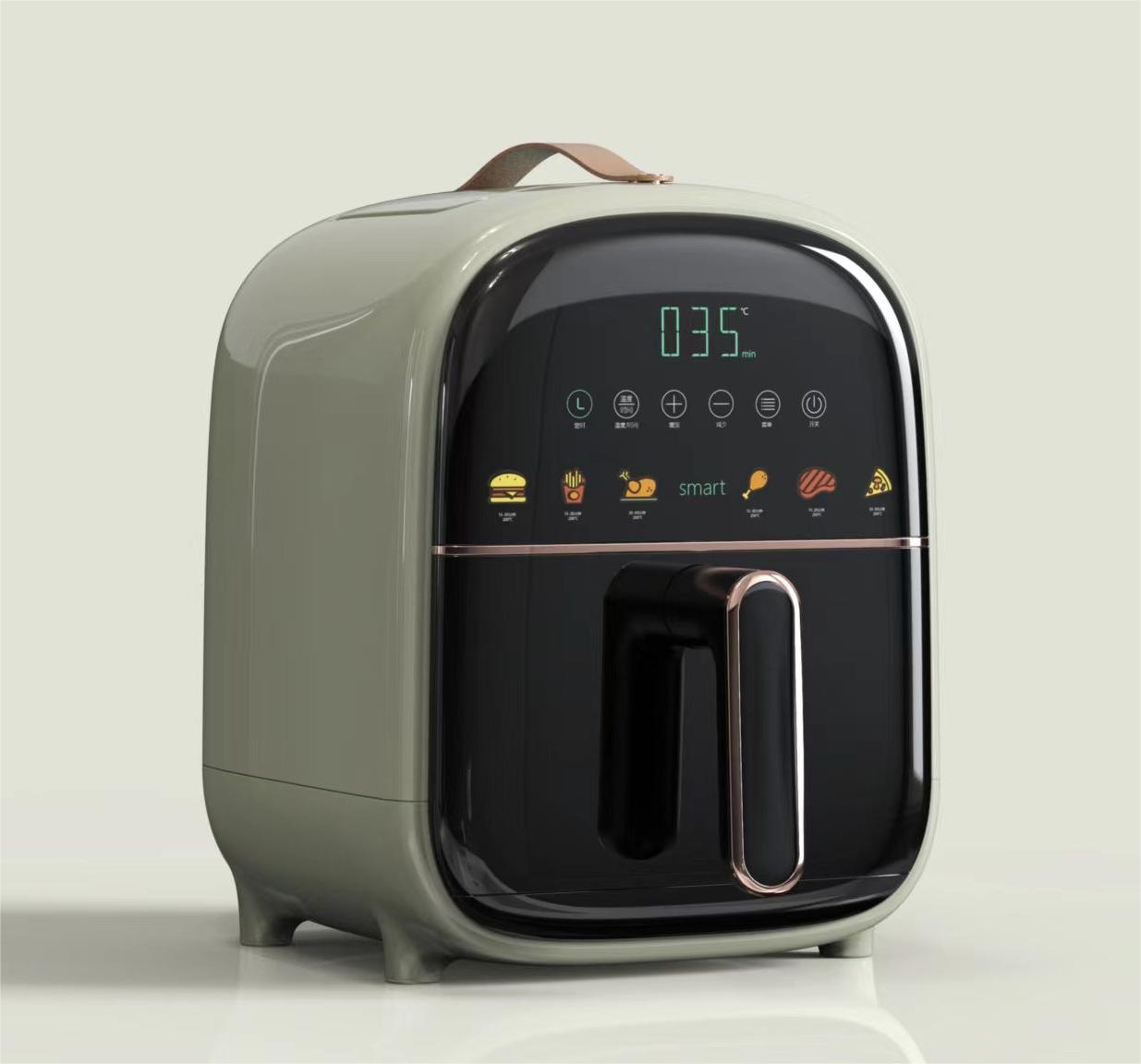 قلاية هوائية كهربائية صغيرة بد - مراجعة Kitchen Appliances Rack وسعره