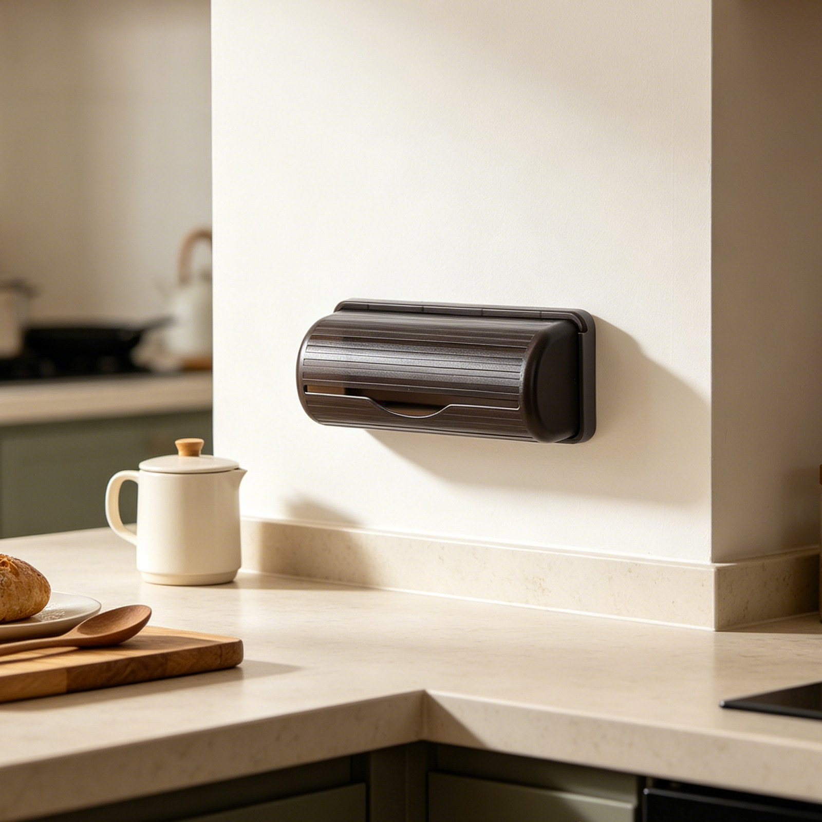 حامل أكياس القمامة المثبت على  - مراجعة Kitchen Appliances Rack وسعره